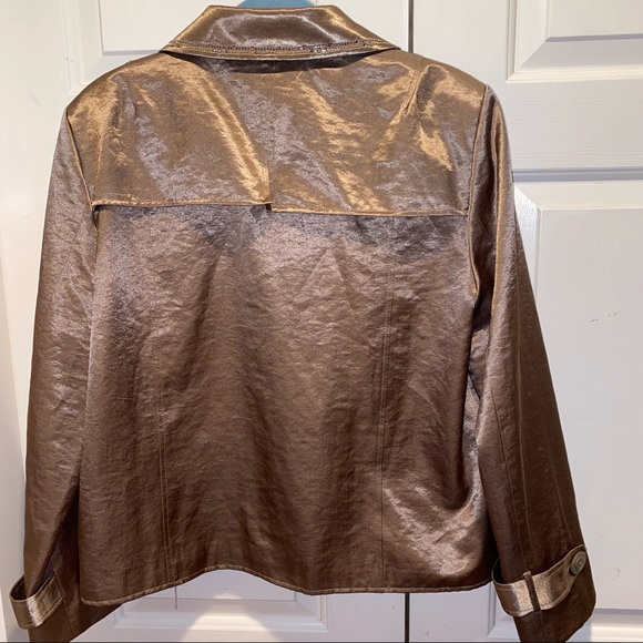 Christine Alexander Gold/Brown Jacket Large - Picture 4 of 9
